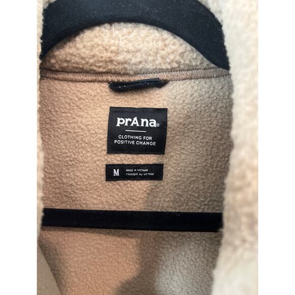 Prana men’s medium hurricane fleece zip up jacket - Picture 2 of 3